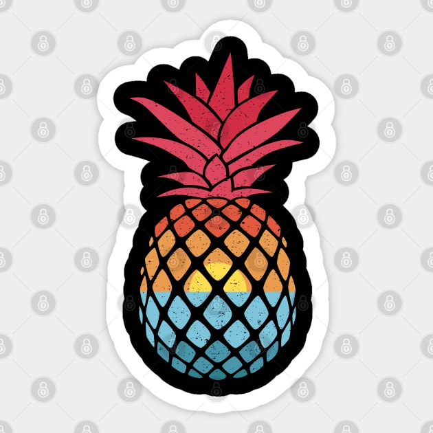 Pineapple Summer Sticker by Sachpica